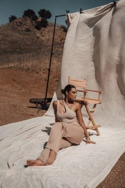 JLUXLABEL TAUPE JEDIAH KEYHOLE BODYSUIT BACK IN