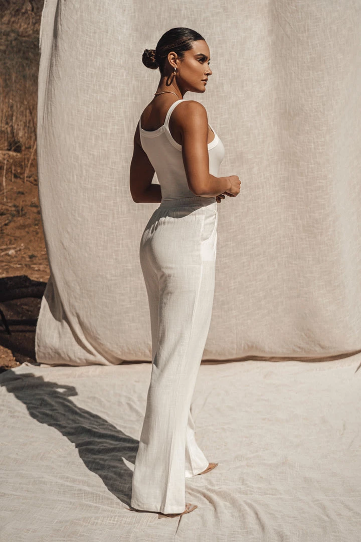 JLUXLABEL IVORY THEA LINEN PANT NEW ARRIVALS 9 JLUXLABEL IVORY THEA LINEN PANT NEW ARRIVALS