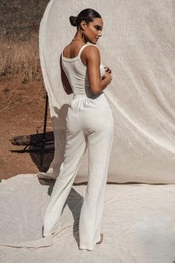 JLUXLABEL IVORY THEA LINEN PANT NEW ARRIVALS 24 JLUXLABEL IVORY THEA LINEN PANT NEW ARRIVALS