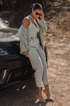 JLUXLABEL LIGHT WASH DENIM ERIS JEANS