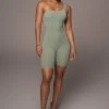 JLUXLABEL BODYBASIX SAGE DOROTHY ONE SHOULDER ROMPER NEW ARRIVALS
