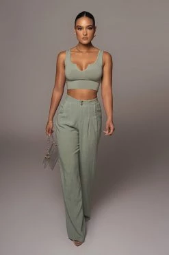 JLUXLABEL SAGE THEA LINEN PANT NEW ARRIVALS