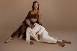 JLUXLABEL IVORY GEMMA CROP CHENILLE TOP SALE