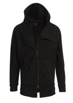 JLUXLABEL BLACK JORDYN MEN'S ZIP UP 26 JLUXLABEL BLACK JORDYN MEN'S ZIP UP
