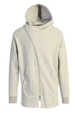 JLUXLABEL GREY JORDYN MEN'S ZIP UP SALE