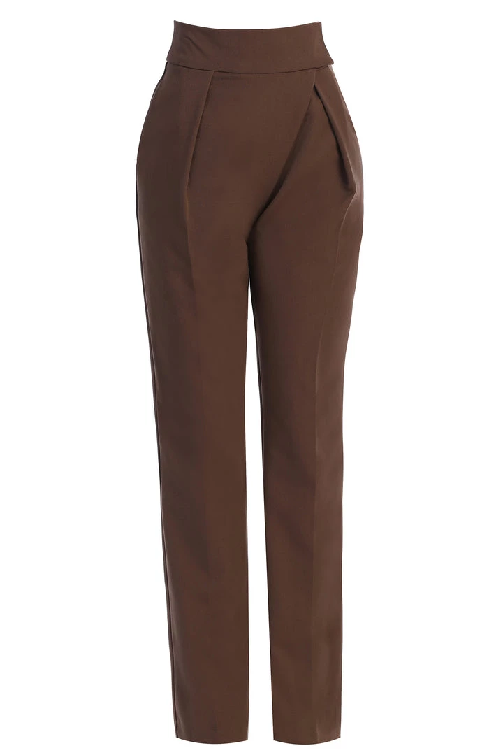 JLUXLABEL CHOCOLATE ALAIA WIDE LEG PANTS 3 JLUXLABEL CHOCOLATE ALAIA WIDE LEG PANTS