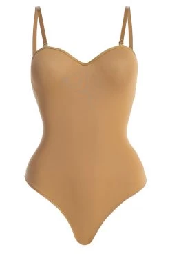JLUXLABEL NATURAL MONROE SHAPEWEAR BUSTIER BODYSUIT