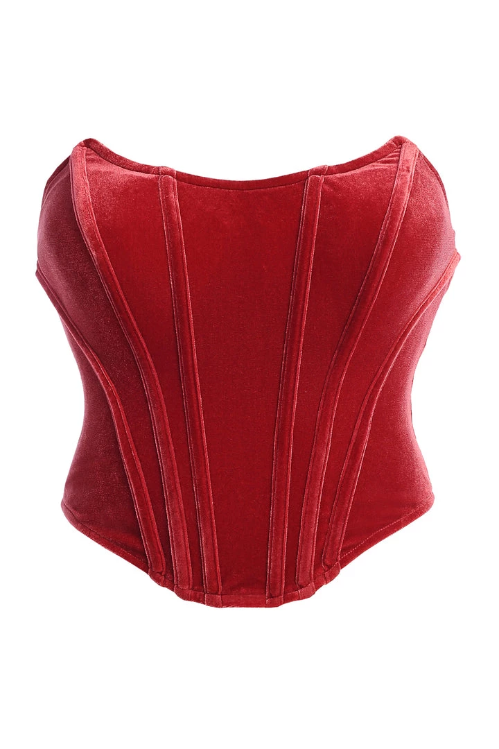JLUXLABEL BARBERRY CITY LIGHTS CORSET TOPS 5 JLUXLABEL BARBERRY CITY LIGHTS CORSET TOPS