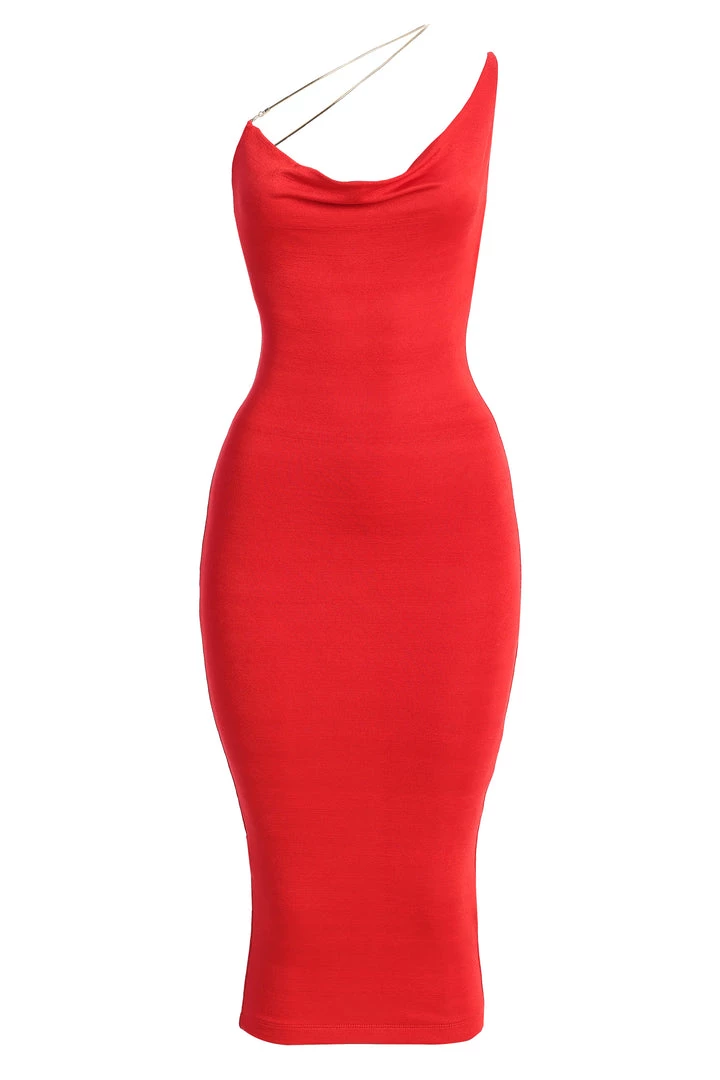 JLUXLABEL RED MODERN MUSE MIDI DRESS GETAWAY WEAR 5 JLUXLABEL RED MODERN MUSE MIDI DRESS GETAWAY WEAR