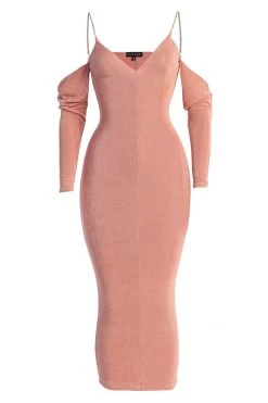 JLUXLABEL MAUVE ALL EYES ON YOU DRESS
