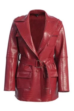 JLUXLABEL SALE BERRY LYANNA CROC BLAZER 15 JLUXLABEL SALE BERRY LYANNA CROC BLAZER