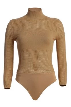 JLUXLABEL TAN KINSLEY BODYSUIT