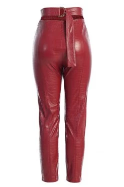 JLUXLABEL BERRY BRISTOL CROC PANTS SALE