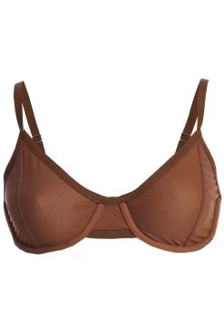 JLUXLABEL CHOCOLATE JONI BRALETTE NEW ARRIVALS