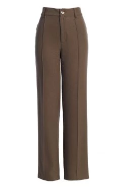 JLUXLABEL CHOCOLATE ARLETTE TROUSERS BOTTOMS
