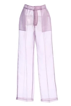 JLUXLABEL PURPLE LIVY ORGANZA PANT NEW ARRIVALS