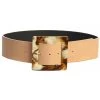 JLUXLABEL TAN MARILLA SUEDE BELT NEW ARRIVALS
