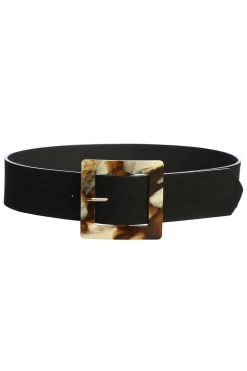 JLUXLABEL BLACK MARILLA SUEDE BELT