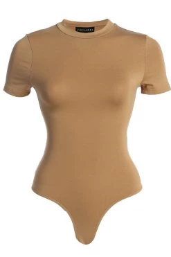 JLUXLABEL JLUXBASIX TAN IDEAL BODYSUIT NEW ARRIVALS