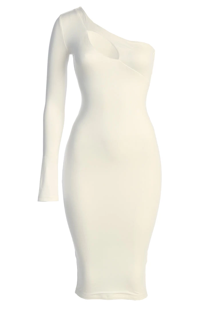 JLUXLABEL WHITE FAIRA KEYHOLE DRESS 5 JLUXLABEL WHITE FAIRA KEYHOLE DRESS