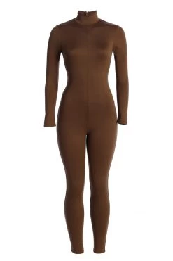 JLUXLABEL JLUXBASIX CHOCOLATE RAISA JUMPSUIT SALE