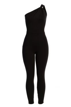 JLUXLABEL BLACK AMIRAH KEYHOLE JUMPSUIT 18 JLUXLABEL BLACK AMIRAH KEYHOLE JUMPSUIT