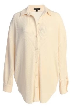 JLUXLABEL BUTTERCREAM DINA BUTTON DOWN TOP