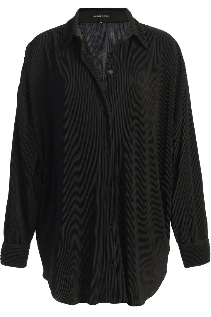 JLUXLABEL NOIR DINA BUTTON DOWN TOP 4 JLUXLABEL NOIR DINA BUTTON DOWN TOP