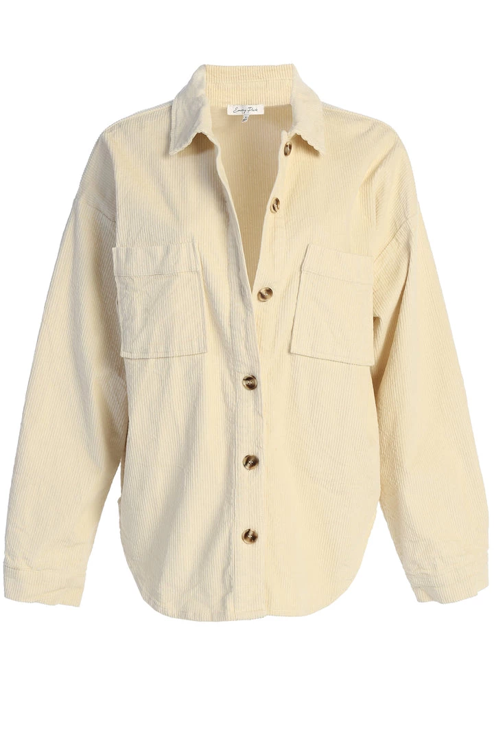 JLUXLABEL IVORY NERA CORDUROY BUTTON UP 5 JLUXLABEL IVORY NERA CORDUROY BUTTON UP
