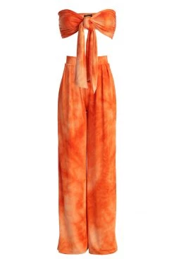 JLUXLABEL ORANGE ANAHI TIE DYE SET