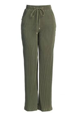 JLUXLABEL OLIVE VERIA DRAWSTRING PANTS NEW ARRIVALS
