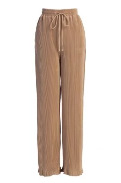 JLUXLABEL BEIGE VERIA DRAWSTRING PANTS