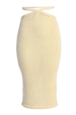 JLUXLABEL NEW ARRIVALS CREAM BEATRIX MIDI SKIRT 14 JLUXLABEL NEW ARRIVALS CREAM BEATRIX MIDI SKIRT