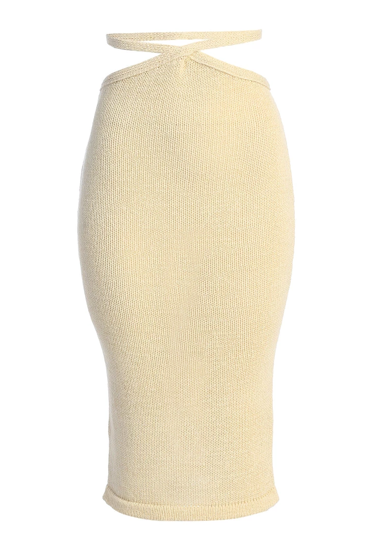 JLUXLABEL NEW ARRIVALS CREAM BEATRIX MIDI SKIRT 5 JLUXLABEL NEW ARRIVALS CREAM BEATRIX MIDI SKIRT