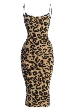 JLUXLABEL LEOPARD PRINT VALERIE DRESS NEW ARRIVALS