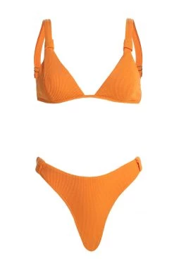 JLUXLABEL ORANGE YUBA PERFECT CUT BIKINI
