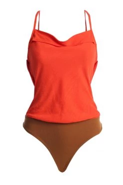 JLUXLABEL PERSIMMON DIARA BODYSUIT NEW ARRIVALS