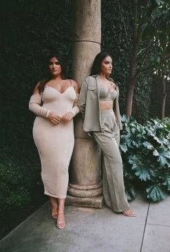 JLUXLABEL BOTTOMS OLIVE CANDICE TROUSERS 23 JLUXLABEL BOTTOMS OLIVE CANDICE TROUSERS