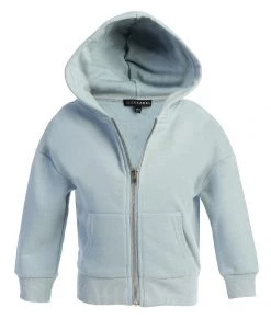 JLUXLABEL SKY BLUE JLUXKIDS FLEECE UNISEX HOODIE
