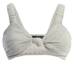 JLUXLABEL SALE GREY KILEY CROP TOP