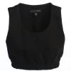 JLUXLABEL BLACK LILLIE KIDS FLEECE TOP