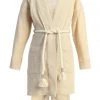JLUXLABEL SALE Beige Kids Linen Kimono Set