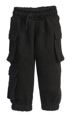 JLUXLABEL BLACK JLUXKIDS UNISEX CARGO JOGGERS 19 JLUXLABEL BLACK JLUXKIDS UNISEX CARGO JOGGERS
