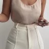 JLUXLABEL WHITE HARLYN REVERSIBLE TOP