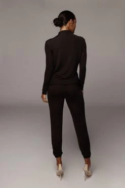 JLUXLABEL BLACK STEPH JOGGER SET