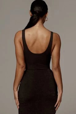 JLUXLABEL SALE BLACK NAMYA KNOTTED SKIRT