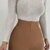 JLUXLABEL IVORY BRITTNEY RIBBED LONG SLEEVE TOP SALE
