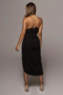 JLUXLABEL NEW ARRIVALS BLACK SPRING RUCHED LINEN SKIRT 21 JLUXLABEL NEW ARRIVALS BLACK SPRING RUCHED LINEN SKIRT