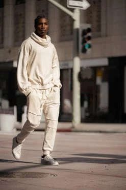 JLUXLABEL SALE BUTTERCREAM KALEB MEN'S JOGGERS