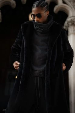 JLUXLABEL BLACK BELEN UNISEX PULLOVER SALE